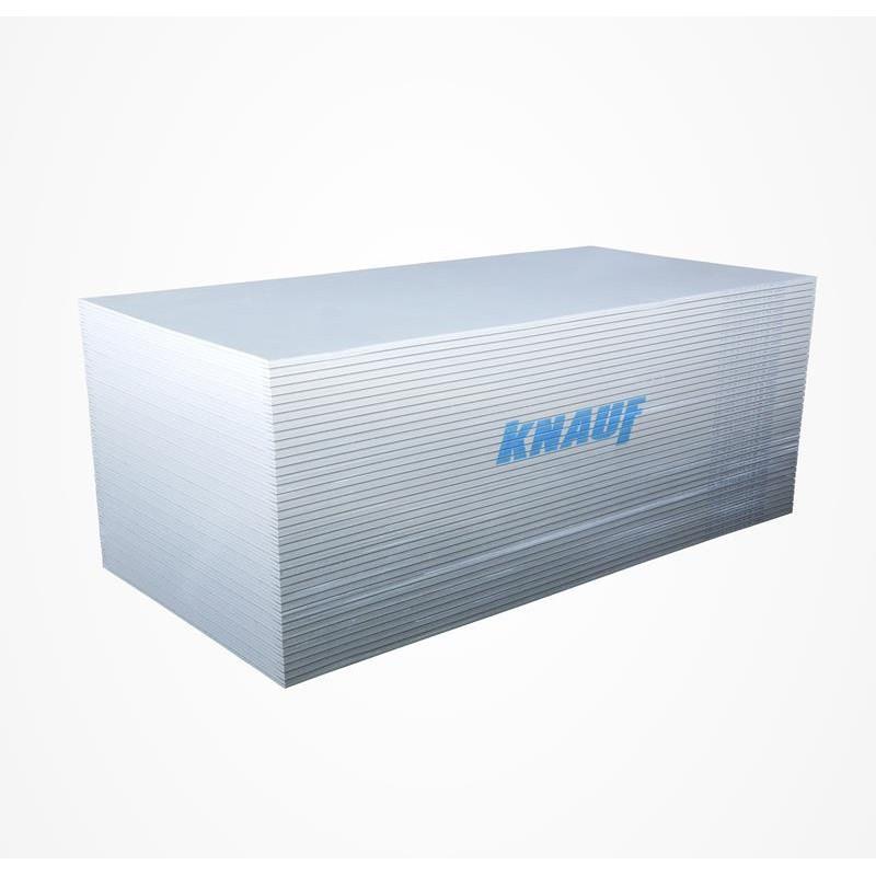 თაბაშირ-მუყაოს ფილა Knauf 12.5×1200×2500 მმ (თეთრი) — სტანდარტული ფილა