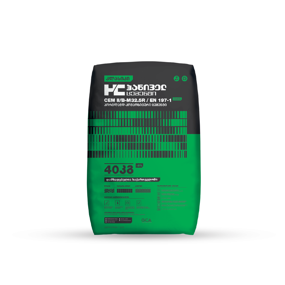 Heidelberg Cement M400 ცემენტი, 40 კგ — ცემენტი