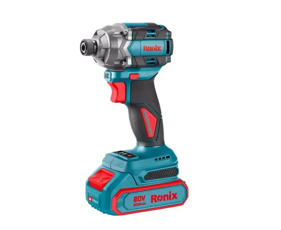 ქანჩსახრახნი აკუმულატორის Ronix 20V 2х2.0Ah 230 Nm Ronix-8671 — სჭვალსახრახნები (შურუპავიორტი)