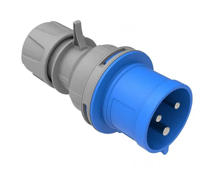 სწორი ჩანგალი Bemis Elektrik 3 32A 2P+E 220V 50/60 Hz — დამაგრძელებელი და გადამყვანები