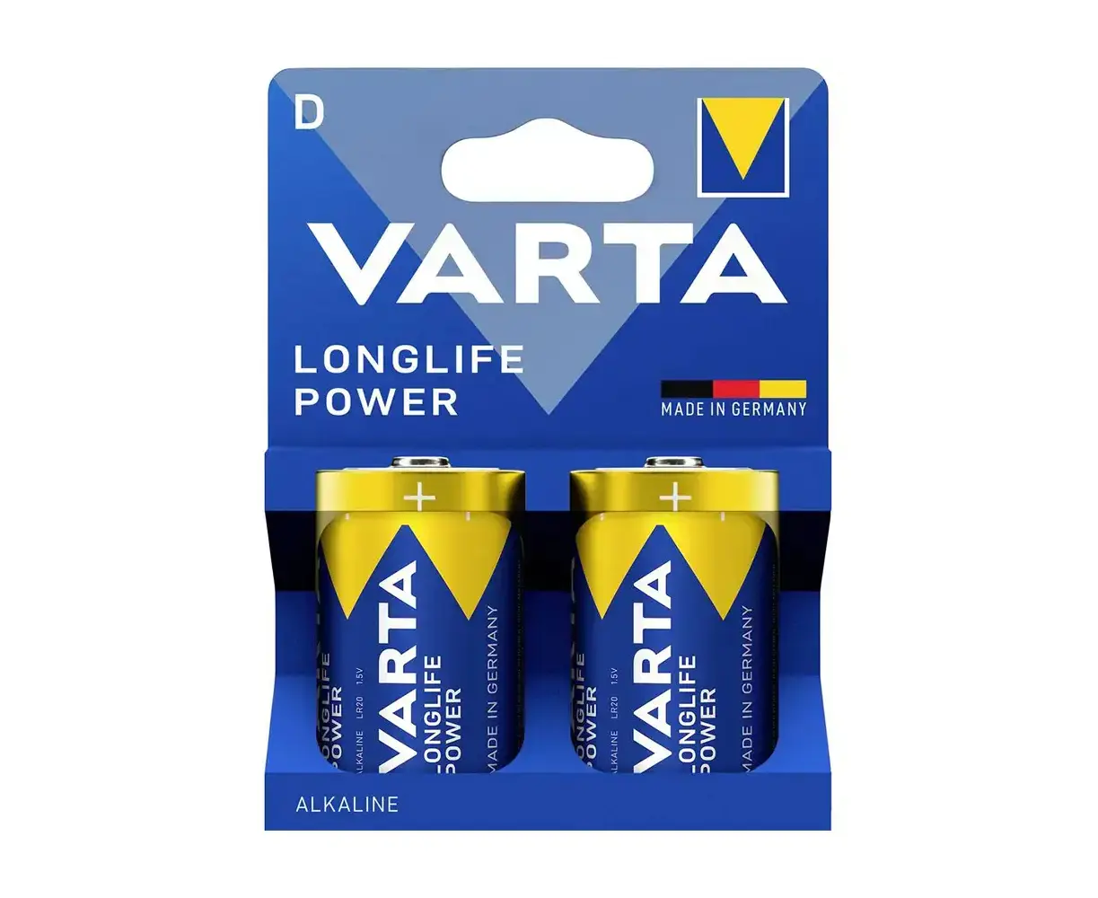 ელემენტი VARTA Longlife Power D 1.5V Alkaline — ელემენტები და ბატარეები