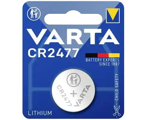 ელემენტი VARTA Lithium Coin CR2477 3V 850mAh — ელემენტები და ბატარეები