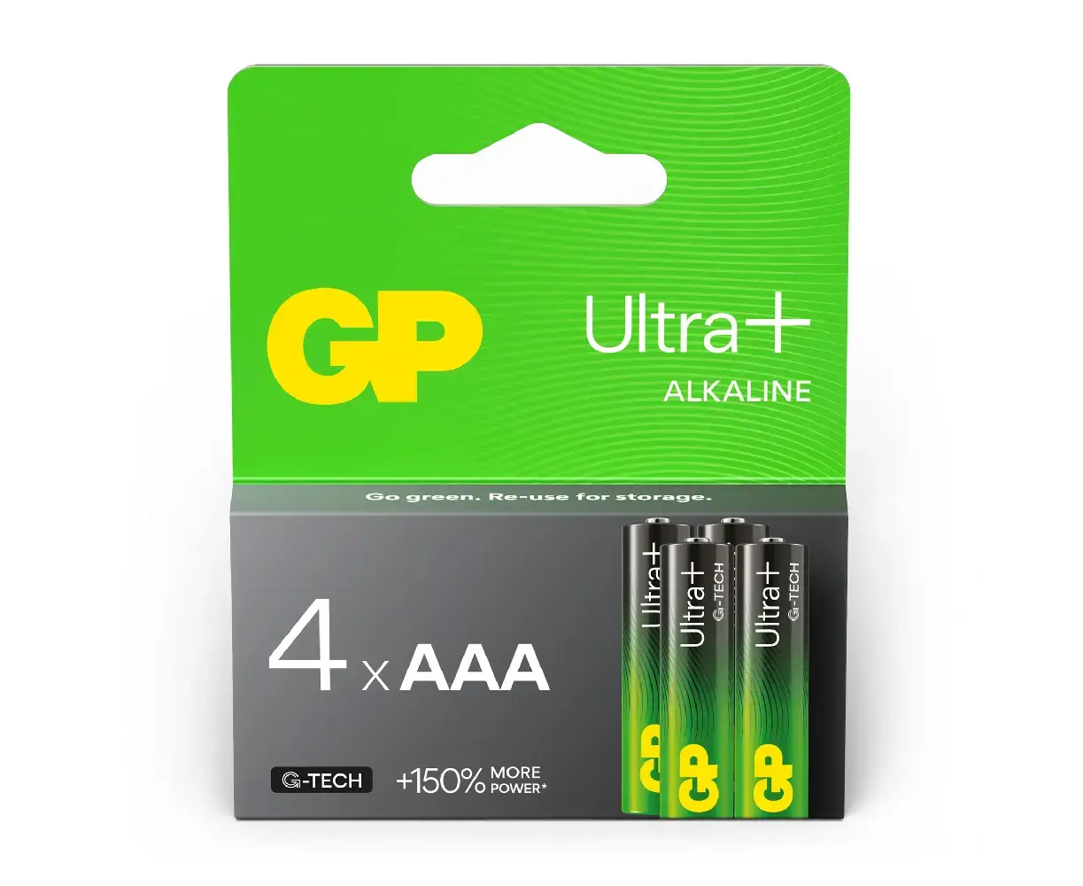 ელემენტი GP Ultra Plus AAA 1.5V Alkaline — ელემენტები და ბატარეები