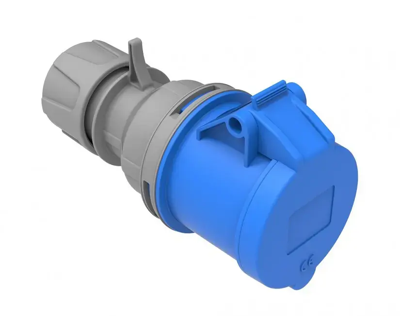 დამაგრძელებლის როზეტი ხუფით Bemis Elektrik 3 32A 2P+E 220V 50/60 Hz — როზეტები და ჩამრთველები
