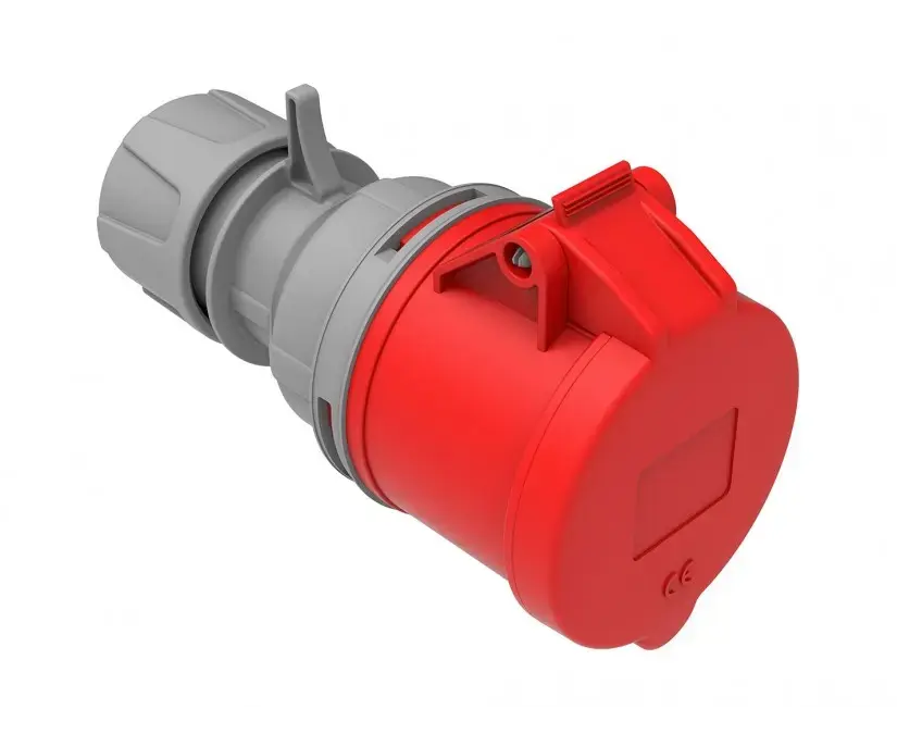 დამაგრძელებლის როზეტი ხუფით Bemis Elektrik 5 32A 3P+E+N 380V 50/60 Hz — როზეტები და ჩამრთველები