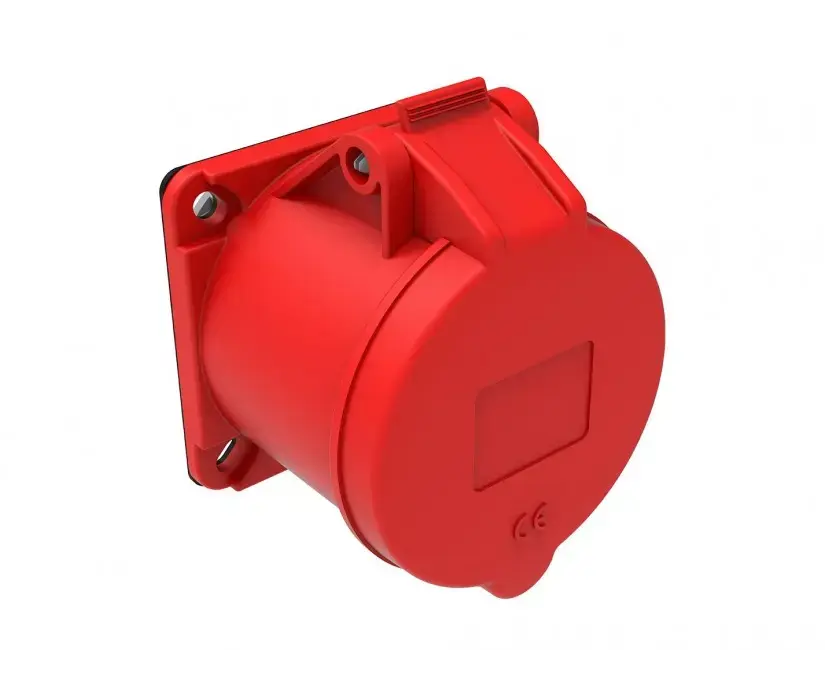პანელზე მონტაჟის როზეტი  Bemis Elektri 5 32A 3P+E+N 380V 50/60 Hz — როზეტები და ჩამრთველები