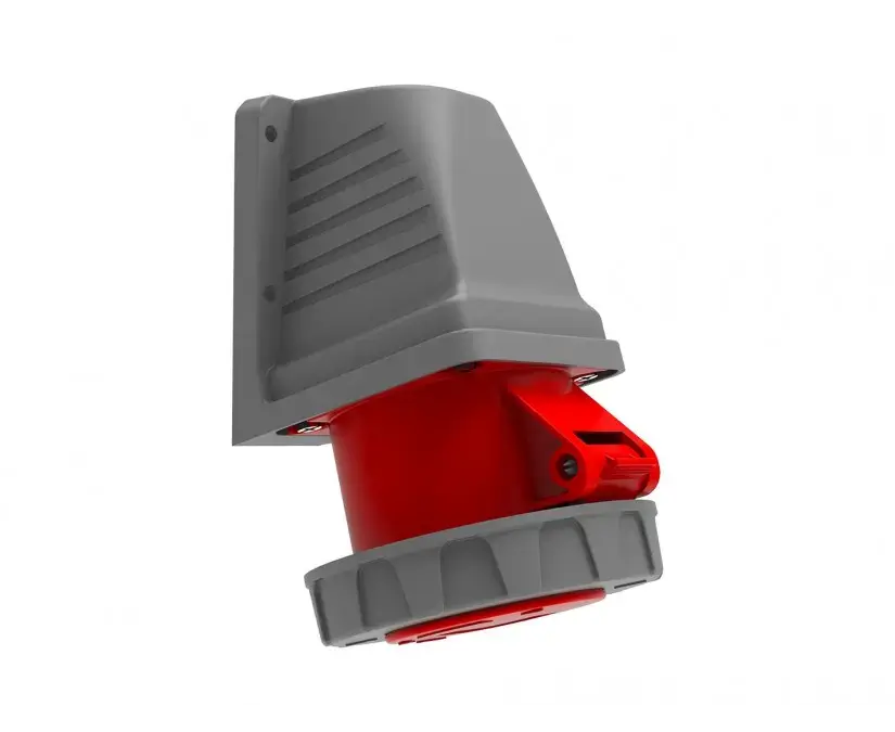 კედლის როზეტი Bemis Elektrik 90° 5x32A 3P+E+N 380V 50/60 Hz IP67 — როზეტები და ჩამრთველები