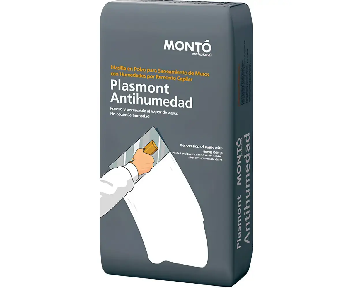 საიზოლაციო ფითხი MONTÓ PLASMONT ANTIHUMEDAD Blanco 502346 თეთრი 20 კგ — ფითხი