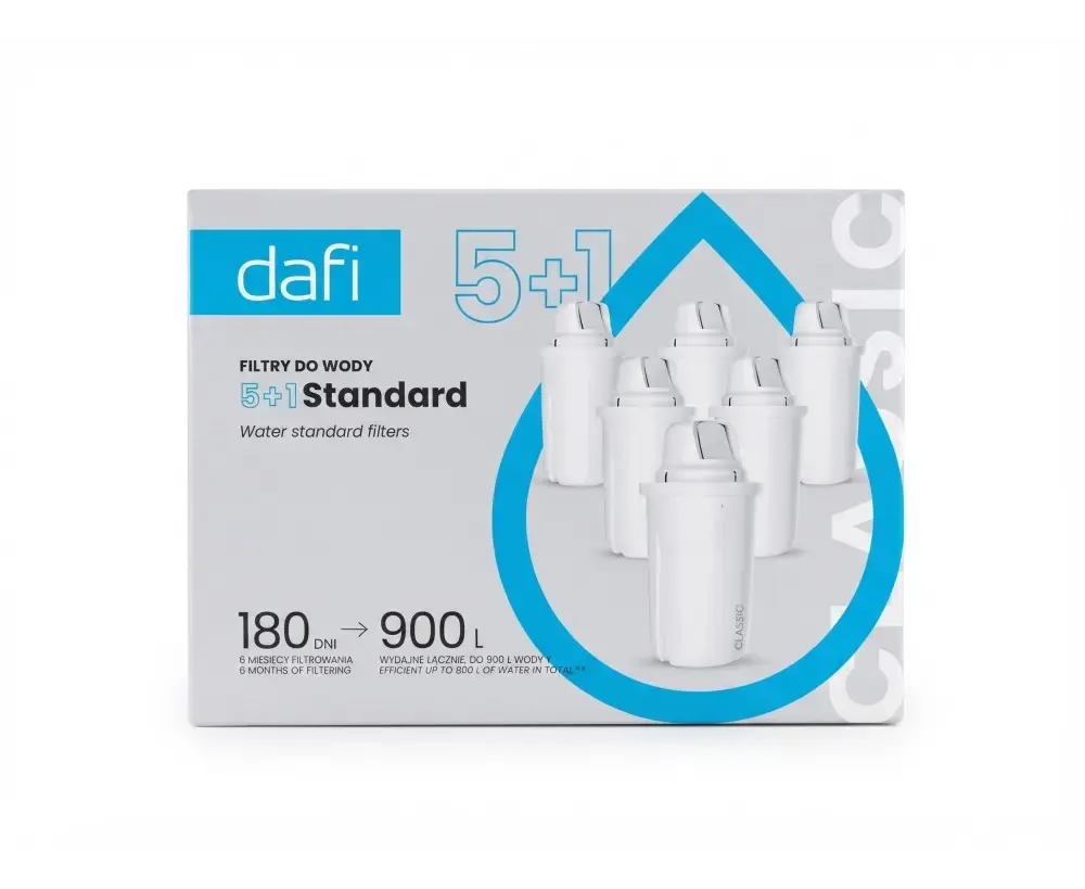 წყლის კარტრიჯი Dafi DCC6 5+1 ც — ფილტრი