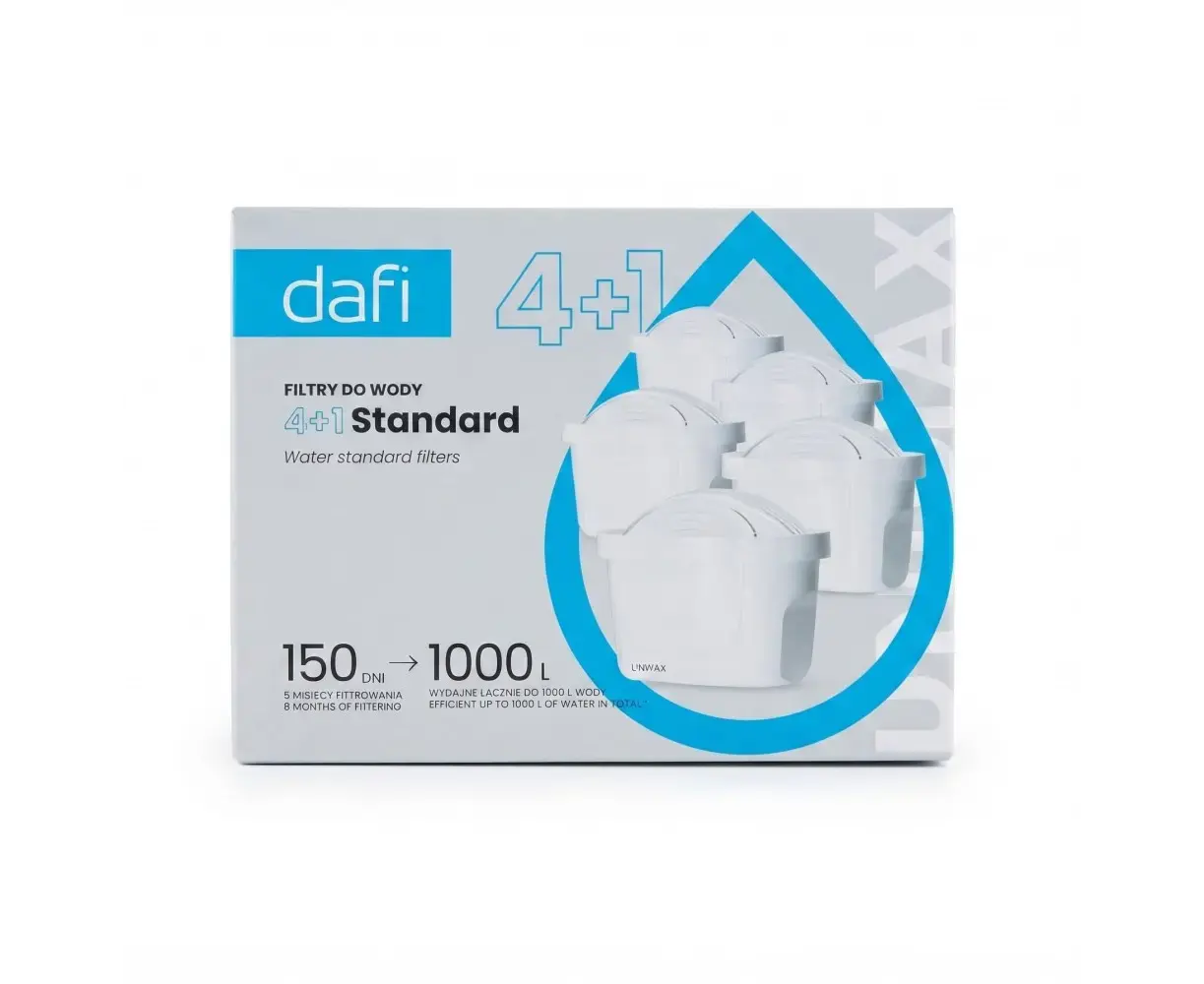 წყლის კარტრიჯი Dafi DCU5 4+1 ც — ფილტრი