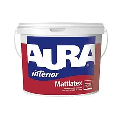 ინტერიერის საღებავი ჭერისთვის Eskaro Aura Mattlatex 2.5 ლ — ინტერიერის საღებავი