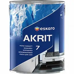 დისპერსიული საღებავი Eskaro Akrit 7 New 4.75 ლ — ინტერიერის საღებავი