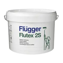 საღებავი ჭერის Flugger Flutex 2S 10 ლ — ინტერიერის საღებავი