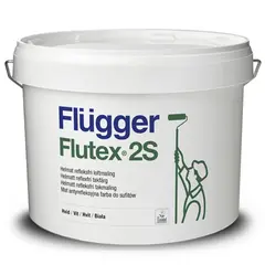 საღებავი ჭერის Flugger Flutex 2S 3 ლ — ინტერიერის საღებავი
