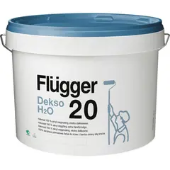 საღებავი ინტერიერის ექსტრა წმენდადი Flugger Dekso H2O 20 3 ლ — ინტერიერის საღებავი