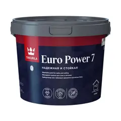 ინტერიერის საღებავი რეცხვადი Tikkurila EURO POWER 7 C_New 7,5 ლ — ინტერიერის საღებავი