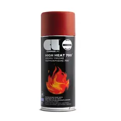 სპრეი საღებავი თერმომდგრადი Cosmos lac Spray Hi heat No 353 წითელი 400 მლ — სპრეი საღებავი