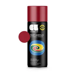 სპრეი საღებავი Cosmos Lac SPRAY FAST Ral 3002 400ml წითელი — სპრეი საღებავი