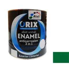 ანტიკოროზიული ემალის საღებავი მწვანე 0.7 კგ ORIX RAL 6029 — ანტიკოროზიული საღებავი