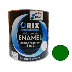 ემალი ORIX METALLIC  3-1ში (ანტიკოროზ) მწვანე 0,7 კგ — ანტიკოროზიული საღებავი