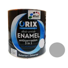 ემალი ORIX METALLIC  3-1ში (ანტიკოროზ) ვერცხლისფ. 0,7 კგ — ანტიკოროზიული საღებავი