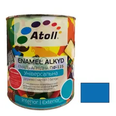 ემალი Atoll ПФ-115 2.6 კგ ლურჯი — ზეთის საღებავი