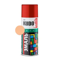 ემალი უნივერსალური Kudo KU-1009 ჩალისფერი 520 მლ — სპრეი საღებავი