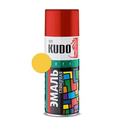 ემალი უნივერსალური Kudo KU-1013 Ral 1018 ყვითელი 520 მლ — სპრეი საღებავი