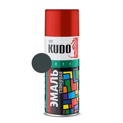 ემალი უნივერსალური Kudo KU-10186 Ral 7026 ღრმა მუქი ნაცრისფერი 520 მლ — სპრეი საღებავი