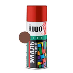 ემალი უნივერსალური Kudo KU-1023 Ral 8002 კაკაო 520 მლ — სპრეი საღებავი