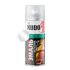 ემალის სპრეი KUDO KU-1025 ალუმინი მეტალიკი 520მლ — სპრეი საღებავი
