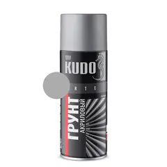 აკრილის უნივერსალური გრუნტი KUDO KU-2101 ნაცრისფერი 520მლ — სპრეი საღებავი