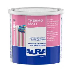 ემალი რადიატორის Eskaro Aura luxpro thermo თეთრი მქრქალი 750 მლ — ზეთის საღებავი