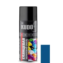 აეროზოლი ემალი Kudo RAL5005 ლურჯი პრიალა 520 მლ — სპრეი საღებავი