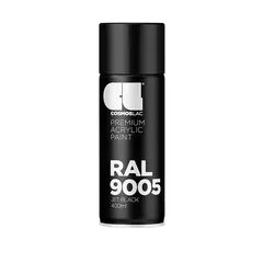 ლაკ-სპრეი საღებავი Cosmos Lac COSMOS RAL 9005 შავი პრიალა 400 მლ — სპრეი საღებავი