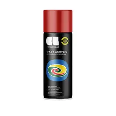 ლაკ-სპრეი საღებავი Cosmos Lac FAST ACRYLIC RAL3000 ცეცხლოვანი წითელი 400 მლ — სპრეი საღებავი