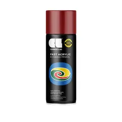 ლაკ-სპრეი საღებავი Cosmos Lac FAST ACRYLIC RAL3003 ლალისფერი 400 მლ — სპრეი საღებავი