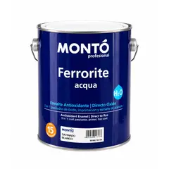 საღებავი ანტიკოროზიული MONTO FERRORITE ACQUA SATINADO 2.5L 501902 102 — ანტიკოროზიული საღებავი