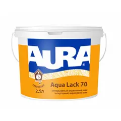 ლაქი წყლის საფუძველზე Eskaro Aura Aqua Lack 70 2.5 ლ — ლაქი