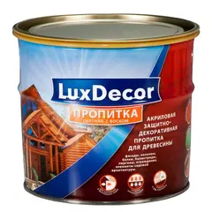 გამჟღენთი LuxDecor plius+ ნაძვი 1 ლ — ხის საფარი