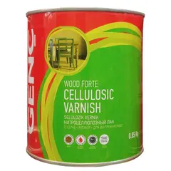 ნიტროლაქი Genc Wood Forte Cellulosic Varnish აბრეშუმოვან-მქრქალი 0.85 კგ — ლაქი