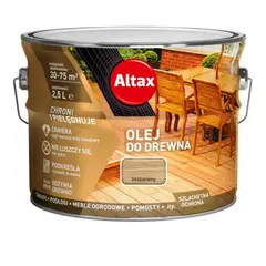 ზეთი ხის Altax უფერო 2.5 ლ — ხის საფარი
