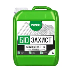 ანტისეპტიკური კონცენტრატი 1:6 Weco 5 L უფერო — ხის საფარი