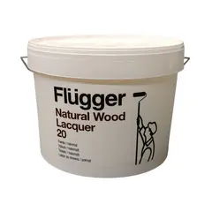 ხის ლაქი შიდა გამოყენებისთვის Flugger Natural Wood Lacquer 20 3 ლ — ლაქი
