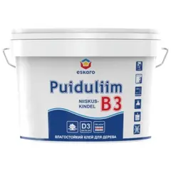 წებო Eskaro B3 Niiskuskindel Puiduliim 2.5 ლ — წებო