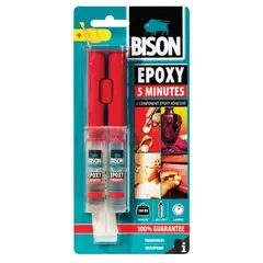 ეპოქსიდის წებო Bison Epoxy 5 Minutes 24 მლ — წებო