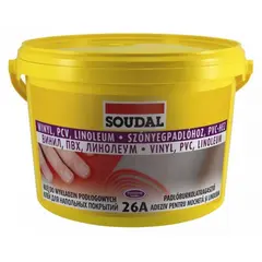 წებო Soudal იატაკის საფარისთვის 26A 5კგ. — წებო