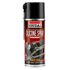 სილიკონის სპრეი Soudal Silicone Spray 400 მლ — წებო