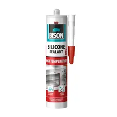 ჰერმეტიკი სილიკონის Bison Silicone High Temp 280 მლ — სილიკონი და ჰერმეტკი