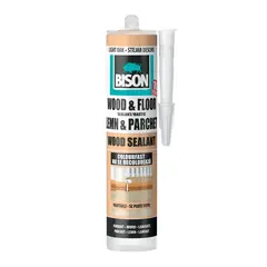 ხის ჰერმეტიკი Bison Wood Sealant 300 მლ ღია მუხა — სილიკონი და ჰერმეტკი